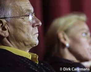 Adri Strating and his wife at the 2001 CSI Zuidlaren :: Photo © Dirk Caremans