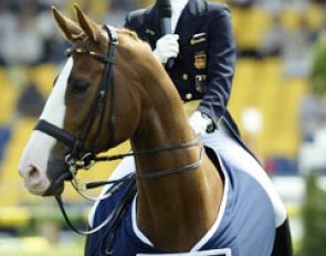 Nadine Capellmann and Farbenfroh become the 2002 Aachen Grand Prix Champions :: Photo © Dirk Caremans