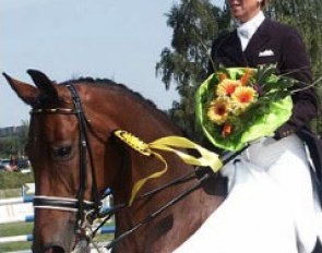 Heike Kemmer and Albano at the 2002 CDN Gera