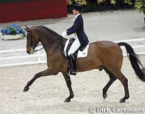 Gina Capellmann-Lutkemeier aboard Amando :: Photo © Dirk Caremans