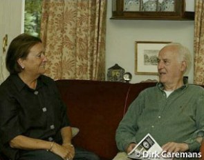 Mariette Withages-Dieltjens and her husband Raymond at home in Belgium