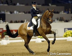 Beatriz Ferrer-Salat with the Hanoverian Beauvalais