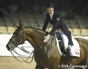 Shannon Dueck and Korona at the 2002 World Equestrian Games in Jerez :: Photo © Dirk Caremans