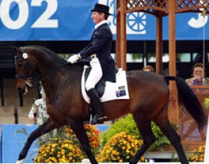 Heath Ryan and Stirling Stilton at the 2002 World Equestrian Games :: Photo © Mary Phelps