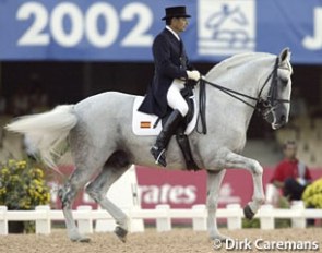 Rafael Soto on Invasor at the 2002 World Equestrian Games :: Photo © Dirk Caremans