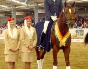 Shane Davidson and Fairbanks Pavarotti at 2002 Dressage with the Stars