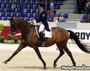 Christilot Boylen-Hanson on Lucky Lemon :: Photo © Phelpsphotos.com