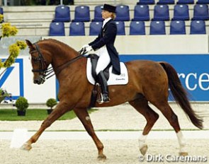 Nadine Capellmann and Gracioso at the 2003 CDI Aachen :: Photo © Dirk Caremans