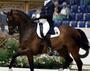 Klaus Husenbeth on Piccolino at the 2003 CDIO Aachen :: Photo © Mary Phelps