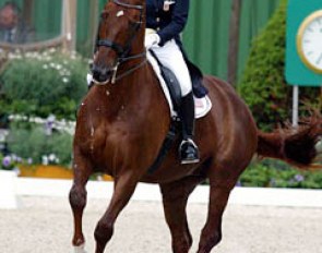 Debbie McDonald and Brentina at Aachen :: Photo © Phelpsphotos.com