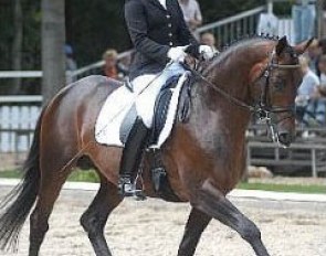 Dorothee Schneider and Kaiserkult TSF at the 2003 Bundeschampionate