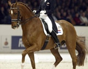 Karen Nijvelt and Heyu at the 2003 CDI-W 's Hertogenbosch :: Photo © Dirk Caremans
