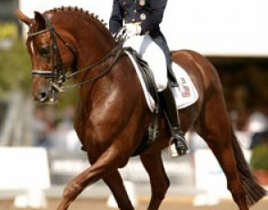 Lisa Wilcox and Relevant at the 2003 Open European Championships