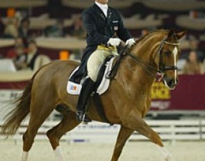 Sven Rothenberger and Barclay at the 2003 CDI-W Mechelen :: Photo © Dirk Caremans