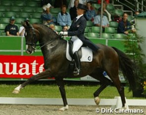 Anky van Grunsven and Salinero at the 2003 European Championships :: Photo © Dirk Caremans