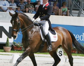 Richard Davison and Ballaseyr Royale at the 2004 CDIO Aachen :: Photo © Astrid Appels