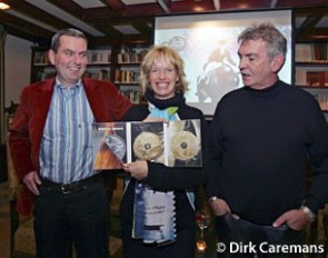 Anky van Grunsven with the composer of her two individual Olympic gold winning freestyles: Victor Kerkhof and Cees Slings :: Photo © Dirk Caremans
