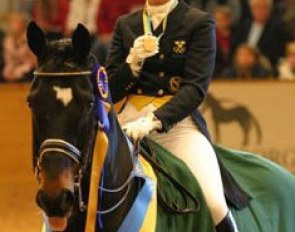 Tinne Vilhelmson and Just Mickey win the 2004 Swedish Championships :: Photo © Cissi Nyblom