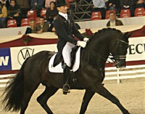 Edward Gal and Gribaldi at the 2004 CDI-W Mechelen :: Photo © Astrid Appels