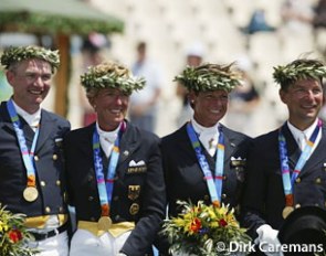 Germany wins team gold at the 2004 Olympic Games in Athens :: Photo © Dirk Caremans