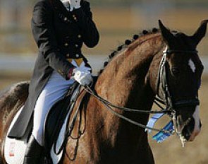 Anky van Grunsven and Salinero at the 2004 Olympic Games