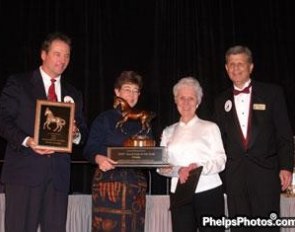 Patsy Albers, recipient of the 2004 USDF Volunteer of the Year award :: Photo © Phelpsphotos.com