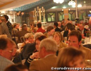 The evening before the elite auction