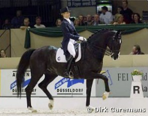 Anky van Grunsven and Salinero at the 2004 World Cup Finals in Dusseldorf :: Photo © Dirk Caremans