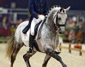 Hans Peter Minderhoud and Rubels at the 2004 Zwolle International Stallion Show :: Photo © Dirk Caremans