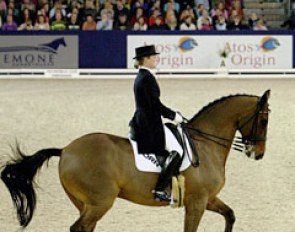 Isabell Werth and Satchmo at the 2005 CDI-W Amsterdam :: Photo © Astrid Appels