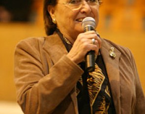 Mariette Withages, president of the FEI Dressage Committee :: Photo © Astrid Appels