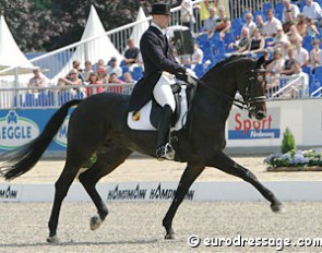 Jeroen Devroe and Paganini at the 2005 European Championships :: Photo © Astrid Appels