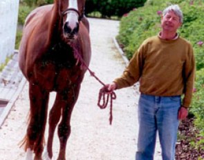 Ludwig Kühne with Gustav