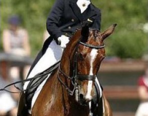 Nadine Capellmann and Zancor at the 2005 CDI Lingen :: Photo © Jacques Toffi