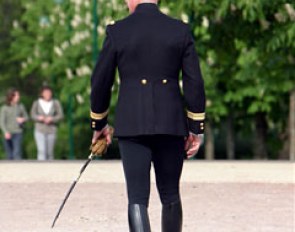 Michel Autram, chief of equitation at the Cadre Noir in Saumur