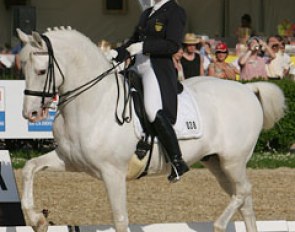 Alexandra and Balagur at the 2005 CDIO Saumur