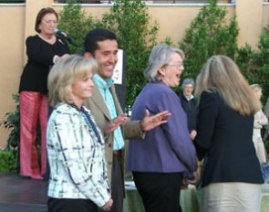 Debbie McDonald and Cesar Parra attend the 2005 World Cup Finals' draw :: Photo © Lita Dove