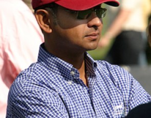 Tim Dutta at the 2005 World Championships for young dressage horses in Verden, Germany :: Photo © Astrid Appels