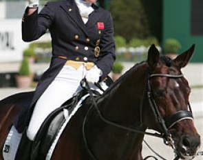 Emma Hindle and Lancet at the 2006 CDIO Aachen