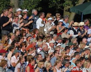 The crowds in Warendorf