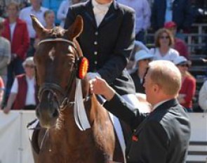 Reserve champions Ingrid Klimke and Damon Hill