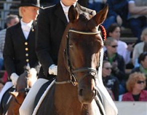 Carola Koppelmann and Donavan second at the 2006 Bundeschampionate :: Photo © Barbara Schnell