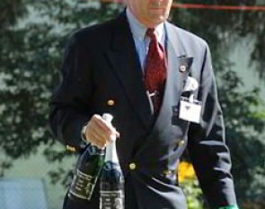 Ringmaster Michael Ripploh gets the bubbles