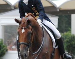 Warum Nicht gets a big pat from Isabell Werth