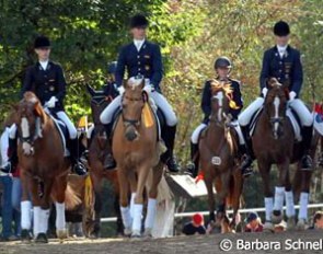 The pony medalists: Louisa Lüttgen, Lydia Camp, Sanneke Rothenberger