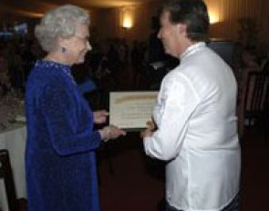 Queen Elizabeth II and Jennie Loriston Clarke