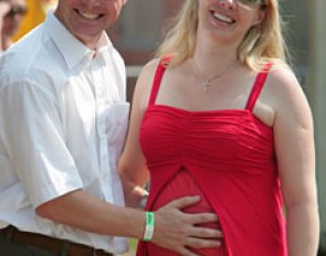 Anders Dahl and his highly pregnant partner Fiona Bigwood