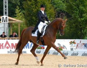 Australian born but German based Kristy Oatley Nist on Quando Quando (by Quattro B) :: Photo © Barbara Schnell