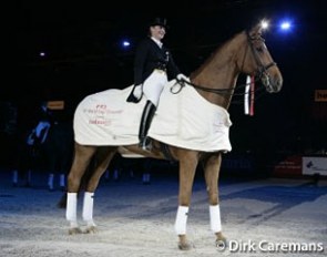 Isabell Werth on Warum Nicht FRH at the 2006 CDI-W Maastricht :: Photo © Dirk Caremans