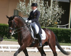 Emma Hindle and Lancet at the 2006 CDIO Saumur (Photo © Astrid Appels)